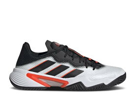 【 ADIDAS BARRICADE 'WHITE BLACK SOLAR RED' / CLOUD WHITE CORE BLACK SOLAR 】 アディダス バリケード 黒色 ブラック 白色 ホワイト コア スニーカー メンズ