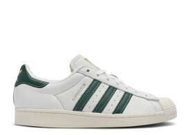 【 ADIDAS SUPERSTAR 'WHITE COLLEGIATE GREEN' / CLOUD WHITE COLLEGIATE GREEN 】 アディダス スーパースター 白色 ホワイト 緑 グリーン スニーカー メンズ