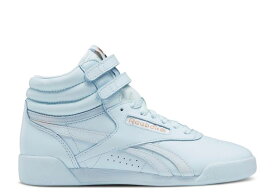 【 REEBOK CARDI B X FREESTYLE HIGH BIG KID 'GLASS BLUE' / GLASS BLUE GLASS BLUE GLASS 】 リーボック フリースタイル ハイ 青色 ブルー ジュニア キッズ ベビー マタニティ スニーカー