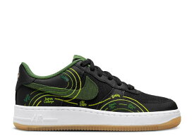 【 NIKE AIR FORCE 1 LV8 GS 'NY VS. NY' / BLACK TREELINE WHITE CARBON 】 黒色 ブラック 白色 ホワイト カーボン エアフォース ジュニア キッズ ベビー マタニティ スニーカー ナイキ