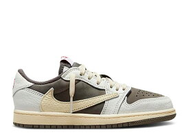 【 AIR JORDAN TRAVIS SCOTT X JORDAN 1 LOW OG TD 'REVERSE MOCHA' / SAIL UNIVERSITY RED RIDGEROCK 】 ナイキ 赤 レッド エアジョーダン トラヴィススコット ベビー