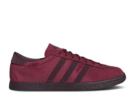 【 ADIDAS TOBACCO GRUEN 'COLLEGIATE BURGUNDY' / COLLEGIATE BURGUNDY MAROON 】 アディダス タバコ ワイン色 バーガンディー マルーン スニーカー メンズ