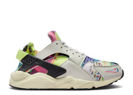 【 NIKE WMNS AIR HUARACHE 'PIXEL' / MULTI COLOR WHITE PHANTOM OFF 】 ハラチ 白色 ホワイト スニーカー レディース ナイキ