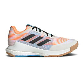 【 ADIDAS WMNS CRAZYFLIGHT 'WHITE BEAM ORANGE' / CLOUD WHITE CORE BLACK BEAM 】 アディダス 白色 ホワイト コア 黒色 ブラック スニーカー レディース