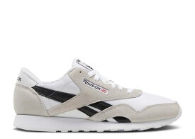 【 REEBOK CLASSIC NYLON 'WHITE BLACK' / FOOTWEAR WHITE FOOTWEAR WHITE 】 リーボック クラシック ナイロン 白色 ホワイト スニーカー メンズ