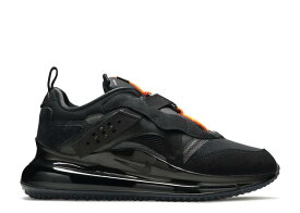 【 NIKE ODELL BECKHAM JR X AIR MAX 720 SLIP 'BLACK' / BLACK BLACK TEAM ORANGE 】 マックス 黒色 ブラック チーム 橙 オレンジ エアマックス スニーカー メンズ ナイキ