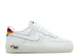 【 NIKE AIR FORCE 1 PS 'BE TRUE' / WHITE WHITE MULTI COLOR 】 白色 ホワイト エアフォース ジュニア キッズ ベビー マタニティ スニーカー ナイキ