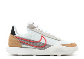 【 NIKE WMNS WAFFLE RACER 2X 'WHITE BRIGHT CRIMSON' / WHITE BRIGHT CRIMSON TEAM RED 】 ワッフル 白色 ホワイト クリムゾン チーム 赤 レッド スニーカー レディース ナイキ