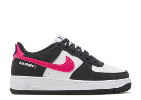 【 NIKE AIR FORCE 1 LV8 GS 'ATHLETIC CLUB - BLACK PINK PRIME' / OFF NOIR WHITE OFF NOIR PINK 】 クラブ 黒色 ブラック ピンク 白色 ホワイト エアフォース ジュニア キッズ ベビー マタニティ スニーカー ナイキ