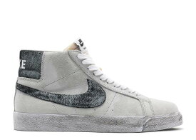 【 NIKE ZOOM BLAZER MID PREMIUM SB 'FADED PACK - GREY FOG BLACK' / GREY FOG WHITE BLACK 】 ズーム ブレイザー ミッド プレミアム エスビー 灰色 グレー 白色 ホワイト 黒色 ブラック スニーカー メンズ ナイキ