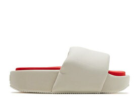 【 ADIDAS Y-3 SLIDE 'BLISS' / BLISS OFF WHITE RED 】 アディダス サンダル 白色 ホワイト 赤 レッド スニーカー メンズ