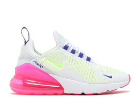 【 NIKE WMNS AIR MAX 270 'WHITE PINK BLAST VOLT' / WHITE PINK BLAST INDIGO BURST 】 マックス ピンク ブラスト 白色 ホワイト 藍色 インディゴ バースト エアマックス スニーカー レディース ナイキ