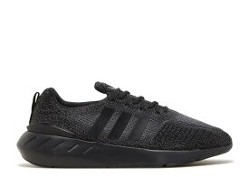 【 ADIDAS SWIFT RUN 22 'BLACK GREY' / CORE BLACK CORE BLACK GREY FIVE 】 アディダス ラン コア 黒色 ブラック 灰色 グレー スニーカー メンズ