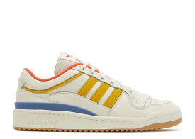【 ADIDAS WOOD X FORUM LOW 'OFF WHITE YELLOW' / OFF WHITE YELLOW ALTERED AMBER 】 アディダス フォーラム 白色 ホワイト 黄色 イエロー スニーカー メンズ