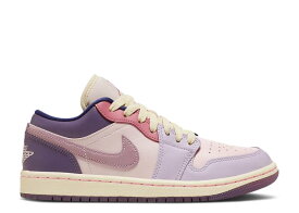 【 AIR JORDAN WMNS JORDAN 1 LOW 'PASTEL PLUM' / LIGHT SOFT PINK PLUM FOG 】 ナイキ ピンク エアジョーダン スニーカー レディース