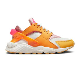 【 NIKE WMNS AIR HUARACHE 'SOLAR FLARE SOFT PINK' / SUMMIT WHITE SOLAR FLARE MEDIUM 】 ハラチ 白色 ホワイト スニーカー レディース ナイキ