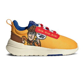 【 ADIDAS TOY STORY X RACER TR21 I 'WOODY' / SEMI SOLAR GOLD OFF WHITE ROYAL 】 アディダス ゴールド 白色 ホワイト ベビー