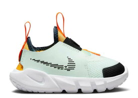 【 NIKE FLEX RUNNER 2 TD 'BARELY GREEN LASER ORANGE' / BARELY GREEN WHITE LASER ORANGE 】 緑 グリーン レーザー 白色 ホワイト 橙 オレンジ ベビー ナイキ