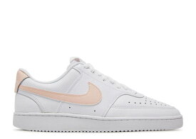 【 NIKE WMNS COURT VISION LOW 'WASHED CORAL' / WHITE WASHED CORAL 】 コート 白色 ホワイト スニーカー レディース ナイキ