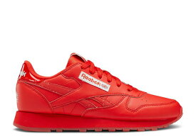 【 REEBOK POPSICLE X CLASSIC LEATHER BIG KID 'INSTINCT RED' / INSTINCT RED INSTINCT RED 】 リーボック クラシック レザー インスティンクト 赤 レッド ジュニア キッズ ベビー マタニティ スニーカー