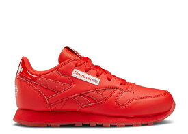 【 REEBOK POPSICLE X CLASSIC LEATHER LITTLE KID 'INSTINCT RED' / INSTINCT RED INSTINCT RED 】 リーボック クラシック レザー インスティンクト 赤 レッド ジュニア キッズ ベビー マタニティ スニーカー