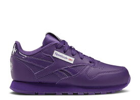 【 REEBOK POPSICLE X CLASSIC LEATHER LITTLE KID 'PURPLE EMPEROR' / PURPLE EMPEROR PURPLE EMPEROR 】 リーボック クラシック レザー 紫 パープル ジュニア キッズ ベビー マタニティ スニーカー