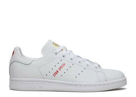 【 ADIDAS WMNS STAN SMITH 'VALENTINE'S DAY' / CLOUD WHITE SCARLET GOLD 】 アディダス 白色 ホワイト ゴールド スタンスミス スニーカー レディース
