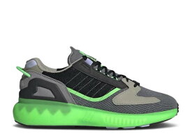 【 ADIDAS ZX 5000 'GREY SCREAMING GREEN' / GREY THREE CORE BLACK SCREAMING 】 アディダス 灰色 グレー コア 黒色 ブラック スニーカー メンズ