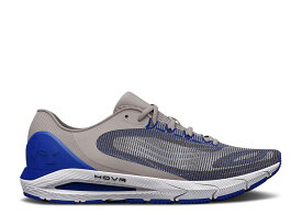 【 UNDER ARMOUR HOVR SONIC 5 'BREEZE - GHOST GREY' / GHOST GREY VERSA BLUE 】 灰色 グレー 青色 ブルー アンダーアーマー スニーカー メンズ