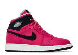 【 AIR JORDAN AIR JORDAN 1 RETRO HIGH GG 'VIVID PINK' / VIVID PINK DARK OBSIDIAN WOLF 】 ナイキ ハイ ピンク エアジョーダン ジュニア キッズ ベビー マタニティ スニーカー