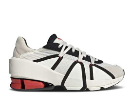 【 ADIDAS Y-3 SUKUI 3 'OFF WHITE BLACK' / OFF WHITE BLACK RED 】 アディダス 白色 ホワイト 黒色 ブラック 赤 レッド スニーカー メンズ