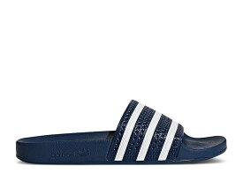 【 ADIDAS ADILETTE SLIDE 'ADI BLUE WHITE' / ADI BLUE WHITE ADI BLUE 】 アディダス アディレッタ サンダル 青色 ブルー 白色 ホワイト スニーカー メンズ