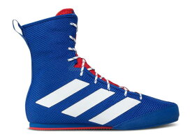 【 ADIDAS BOX HOG 3 'ROYAL BLUE TEAM COLLEGIATE RED' / ROYAL BLUE CLOUD WHITE TEAM 】 アディダス ボックス 青色 ブルー チーム 白色 ホワイト スニーカー メンズ