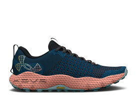 【 UNDER ARMOUR HOVR RIDGE TREK 'PETROL BLUE LUNAR CORAL' / PETROL BLUE LUNAR CORAL 】 青色 ブルー ルーナー ルナー アンダーアーマー スニーカー メンズ