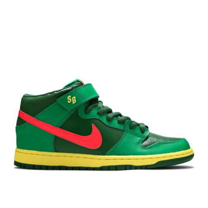 楽天市場 ナイキ Nike ダンク ミッド プロ エスビー 緑 グリーン Watermelon スニーカー メンズ Green Nike Dunk Mid Pro Sb Lucky Atmc Rdfrtrss Grn スニケス