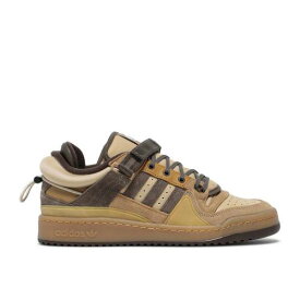 【 ADIDAS BAD BUNNY X FORUM BUCKLE LOW 'THE FIRST CAFE' / CARDBOARD SUPPLIER COLOUR MESA 】 アディダス フォーラム バックル スニーカー メンズ