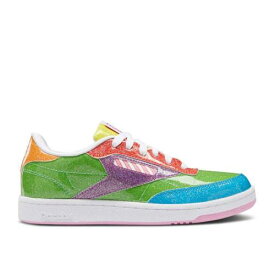 【 REEBOK HASBRO X CLUB C BIG KID 'CANDY LAND' / SUPER GREEN AUBERGINE WHITE 】 リーボック クラブ 緑 グリーン 白色 ホワイト ジュニア キッズ ベビー マタニティ スニーカー