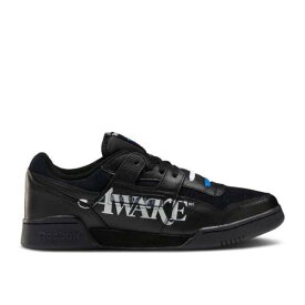 【 REEBOK AWAKE NY X WORKOUT PLUS 'BLACK' / BLACK BLACK WHITE 】 リーボック ワークアウト 黒色 ブラック 白色 ホワイト スニーカー メンズ