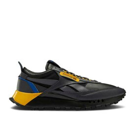 【 REEBOK WMNS CLASSIC LEATHER LEGACY 'BLACK COLLEGIATE GOLD' / SOFT BLACK BLACK COLLEGIATE 】 リーボック クラシック レザー レガシー 黒色 ブラック スニーカー レディース