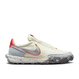 【 NIKE WMNS WAFFLE RACER CRATER 'COCONUT MILK' / COCONUT MILK TEAM ORANGE PHOTON 】 ワッフル チーム 橙 オレンジ スニーカー レディース ナイキ