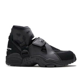 【 NIKE COMME DES GARçONS HOMME PLUS X AIR CARNIVORE 'BLACK' / BLACK BLACK 】 黒色 ブラック スニーカー メンズ ナイキ