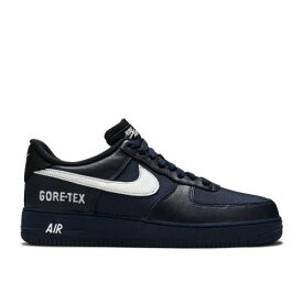 【 NIKE GORE-TEX X AIR FORCE 1 LOW 'NAVY' / OBSIDIAN BLACK OFF NOIR WHITE 】 ゴアテックス 黒色 ブラック 白色 ホワイト エアフォース スニーカー メンズ ナイキ