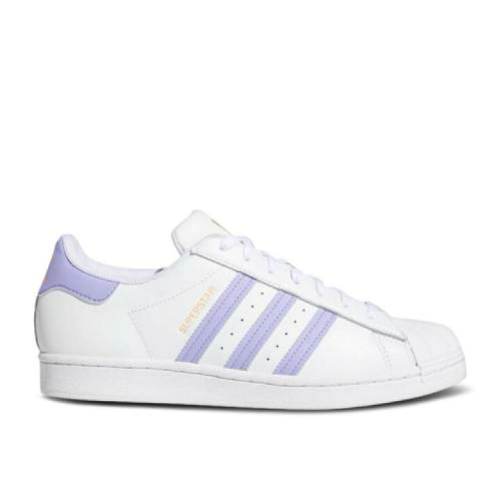楽天市場 アディダス Adidas アディダス スーパースター 白色 ホワイト 紫 パープル 橙 オレンジ White Purple スニーカー メンズ Superstar Purple Orange Adidas Light Cloud White Hazy スニケス