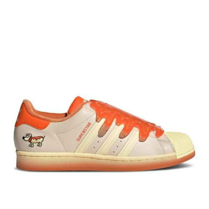 楽天市場 アディダス Adidas アディダス スーパースター 黄色 イエロー 橙 オレンジ Hotdog スニーカー メンズ Superstar Yellow Orange Adidas Melting Sadness X Ecru Tint Easy Super スニケス
