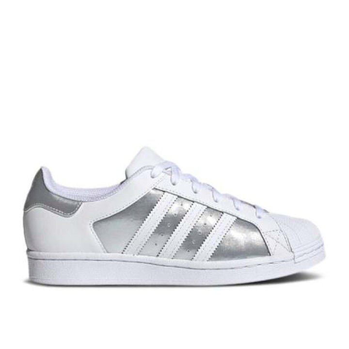 楽天市場 アディダス Adidas アディダス スーパースター 銀色 シルバー 白色 ホワイト 灰色 グレー White Metallic スニーカー レディース Superstar Silver Adidas Wmns Cloud White Grey Two Metallic スニケス
