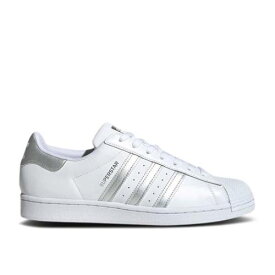 【 ADIDAS SUPERSTAR 'WHITE SILVER METALLIC' / CLOUD WHITE SILVER METALLIC 】 アディダス スーパースター 銀色 シルバー 白色 ホワイト スニーカー メンズ