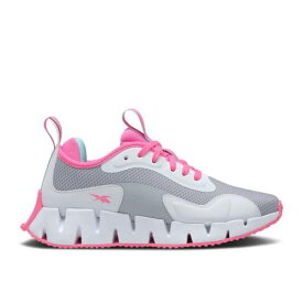 【 REEBOK ZIG DYNAMICA J 'COLD GREY ELECTRO PINK' / COLD GREY 2 ELECTRO PINK 】 リーボック ジグ 灰色 グレー ピンク ジュニア キッズ ベビー マタニティ スニーカー