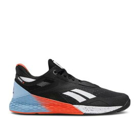 【 REEBOK NANO 10 'BLACK VIVID ORANGE' / BLACK WHITE VIVID ORANGE 】 リーボック ナノ 黒色 ブラック 白色 ホワイト 橙 オレンジ スニーカー メンズ