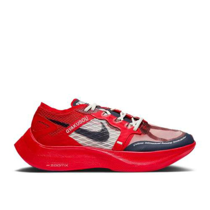 ナイキ NIKE 赤 レッド 青色 ブルー NEXT% 'UNIVERSITY BLUE' スニーカー メンズ 【 RED NIKE GYAKUSUO X ZOOMX VAPORFLY UNIVERSITY BLACKENED BLUE 】 | スニケス