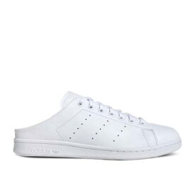 【 ADIDAS STAN SMITH SLIP-ON BACKLESS MULE 'CLOUD WHITE' / CLOUD WHITE CLOUD WHITE CLOUD 】 アディダス スリッポン 白色 ホワイト スタンスミス スニーカー メンズ